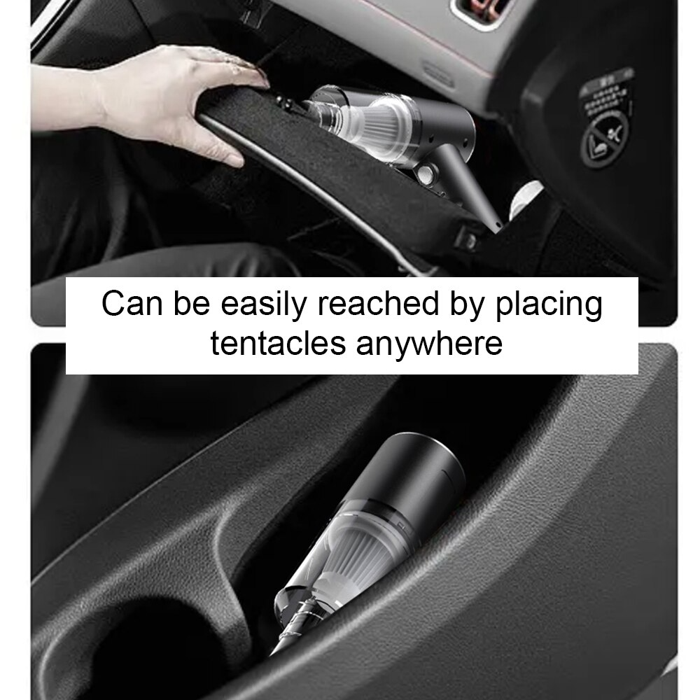 120W Cordless Handheld Vacuum Cleaner Small Mini Portable Car Auto